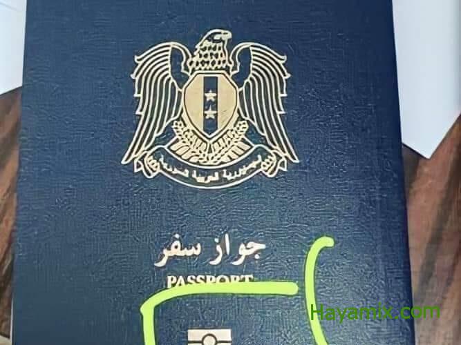 رابط منصة حجز جواز سفر سوري syria visa sy